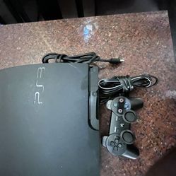 PS3 Slim 320 Gig W Control 