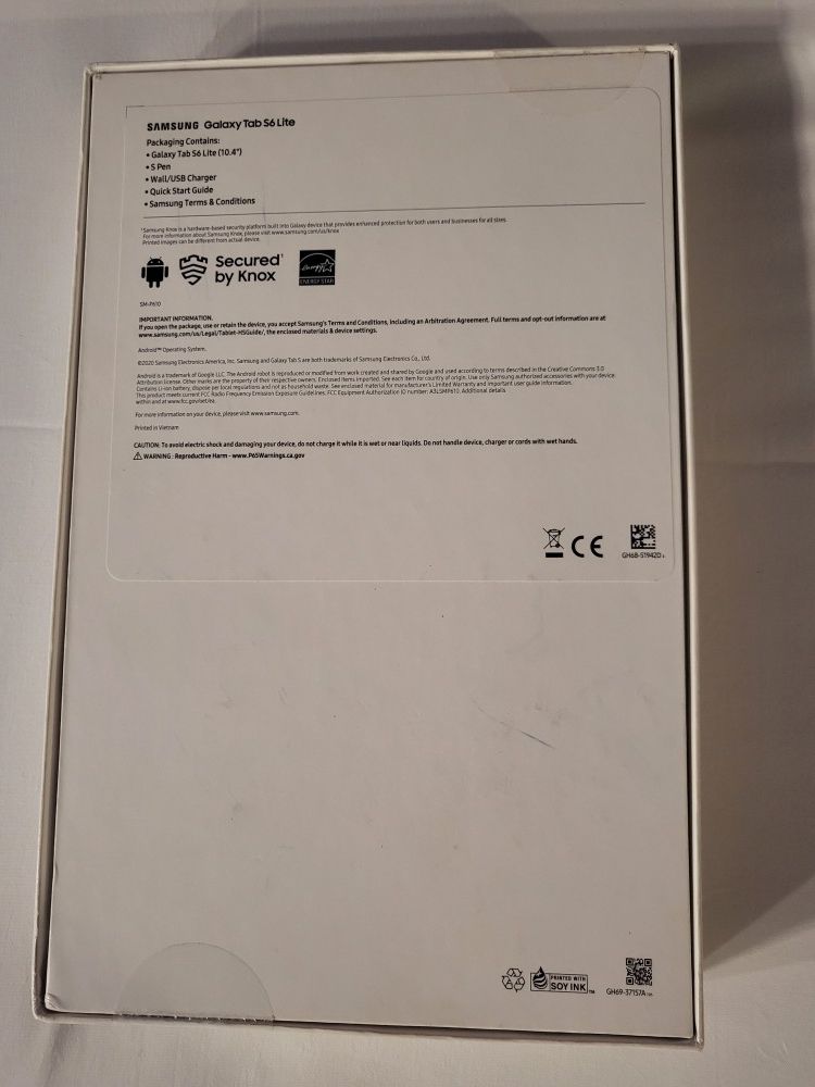 Samsung Galaxy Tab S6 Lite (New In Box)