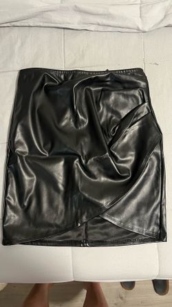 Black Leather Skirt