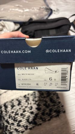Cole Haan Size 6 Malta Wedge In Black