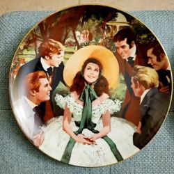 Set of 5 Gone With The Wind Plates. Scarlett O'Hara. Rhett. Hattie. Ashley