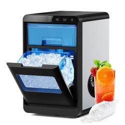 Kndko ICE NUGGET PEBBLE ICE MACHINE MAKER