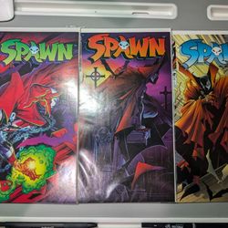 Spawn #1 , #2 1st Appearance Of Violator, And #3 VF/NM
