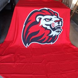 Lion Head Banner / Table Cover