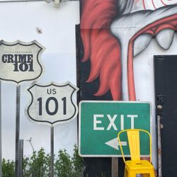 101 Signs For Sale “crime 101” Props 