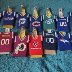 NFL Football Beer Bottle Jersey Cooler New
