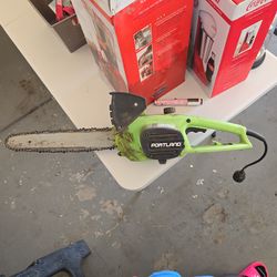 Vintage Poulan Patriot EL-14 Electric Chainsaw -