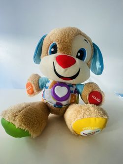 Fisher-Price Laugh & Learn Toy Smart Stages Puppy Interactive Plush Dog