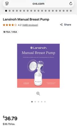 Lansinoh Manual Breast Pump