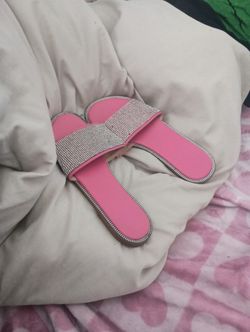Pink chanclas