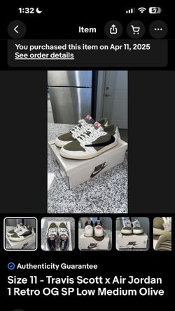 Travis Scott Olive 11