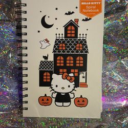 Hello Kitty Spiral Notebook Halloween 