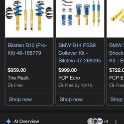 Bilstien Shocks/struts Bmw M3