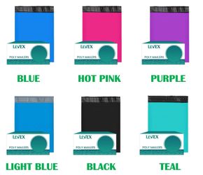 Color Poly Mailers Shipping Envelopes, Plastic Mailing Bags, All Sizes