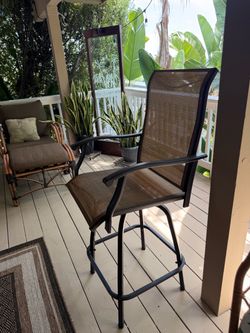 4 Outside Patio chairs