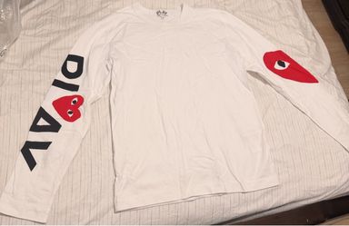Garçons PLAY white long-sleeve shirt