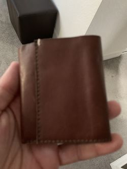 Leather wallet new