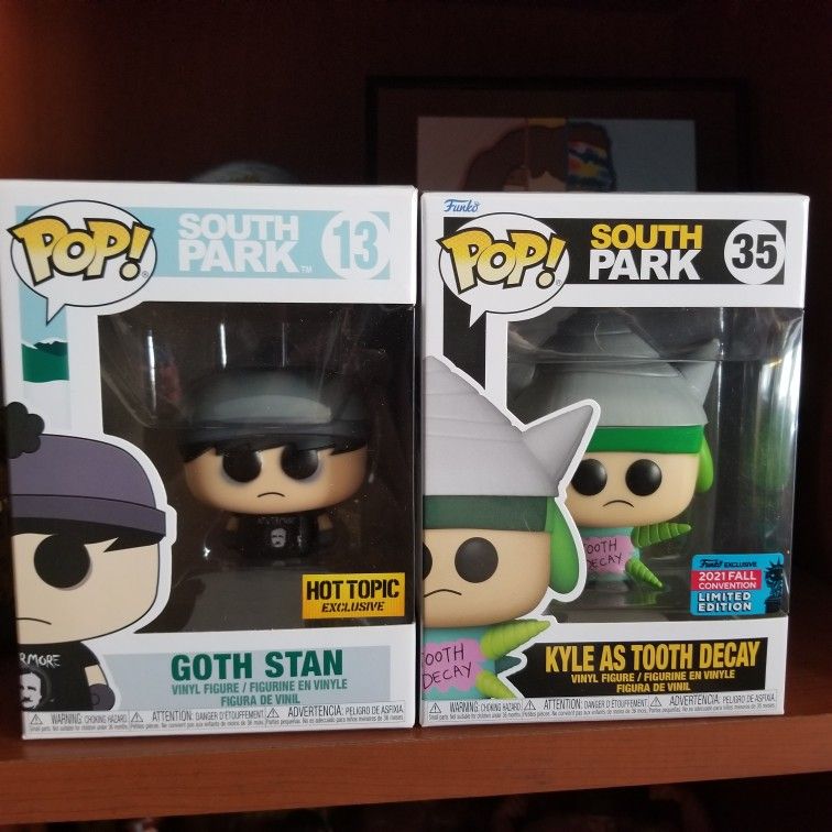Kyle And Stan Funko Pops