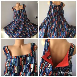 Retrolicious Dress 100%Cotton Size 4X In Good Condition  Great For Summer 