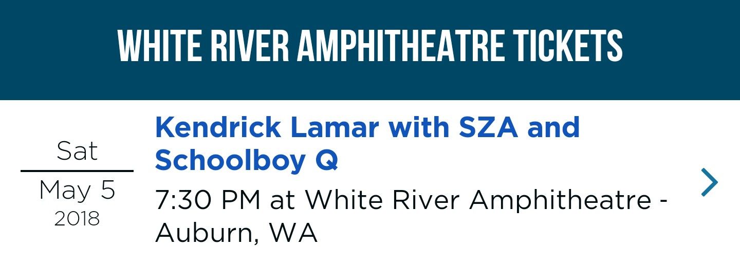 2 tickets Kendrick lamar