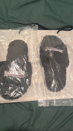 Balenciaga Fur Slides