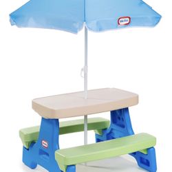 Kids Table With Umbrella!