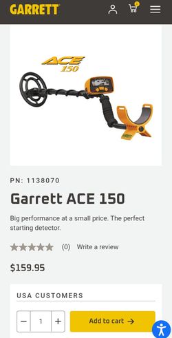 Garrett ACE 150 Metal Detector