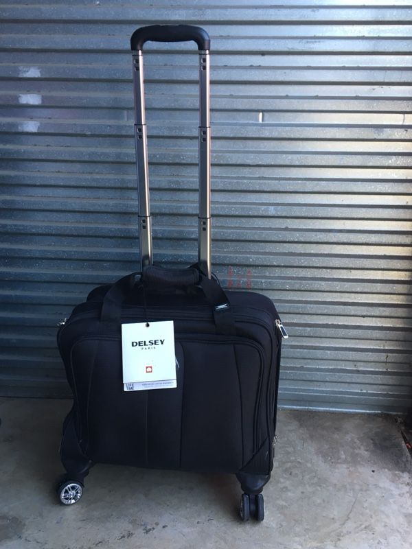 Delsey Helium Breeze 5.0 Spinner Trolley Tote Business Rolling Bag