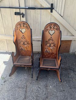Paid of Toddler rocking chairs