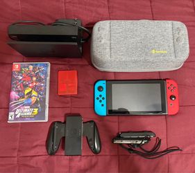 Nintendo Switch with 2 games