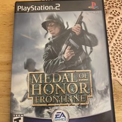 Medal of Honor: Frontline (Sony PlayStation 2, 2002) Complete CIB Very Nice cpy3