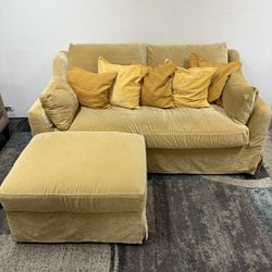 IKEA Couch Free Delivery Loveseat Sofa & Ottoman