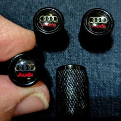 STOCKING STUFFER! AUDI TIRE VALVE CAPS