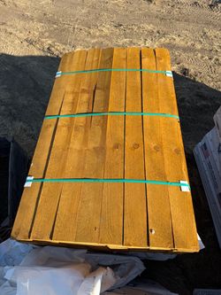 New fence pickets