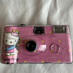 CUTE  Hello Kitty 35mm Camera 27 Exp.VINTAGE 2005