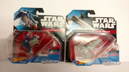 Star Wars Hot Wheels Die Cast vehicles