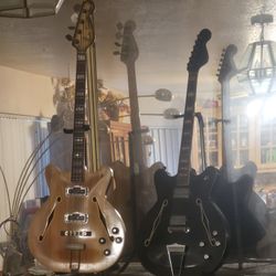 Vintage Fender Cornado Bass And Guitar READ DESCRIPTION