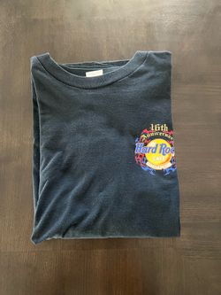 Hard Rock Cafe Singapore l6th Anniversary Black Short Sleeve T-Shirt