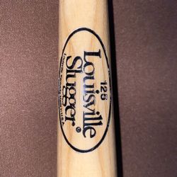 18" Louisville Slugger #125 Museum & Factory Wooden Mini Souvenir Baseball Bat 