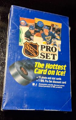 1990-91 NHL Pro Set Hockey Trading Cards Box Factory Sealed