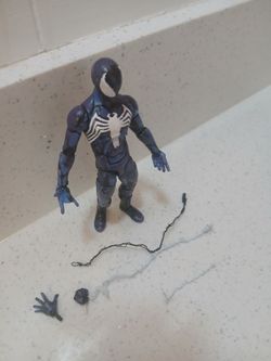 Custom painted marvel legends symbote spiderman
