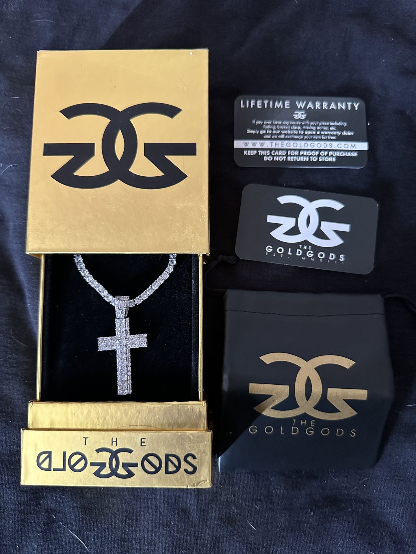 Gold Gods Tennis Chain 