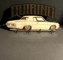 Laser Engraved Wooden Car Key Holders