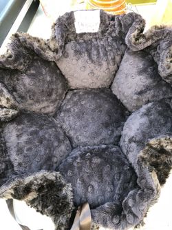 Small hello doggie wrap bed super soft