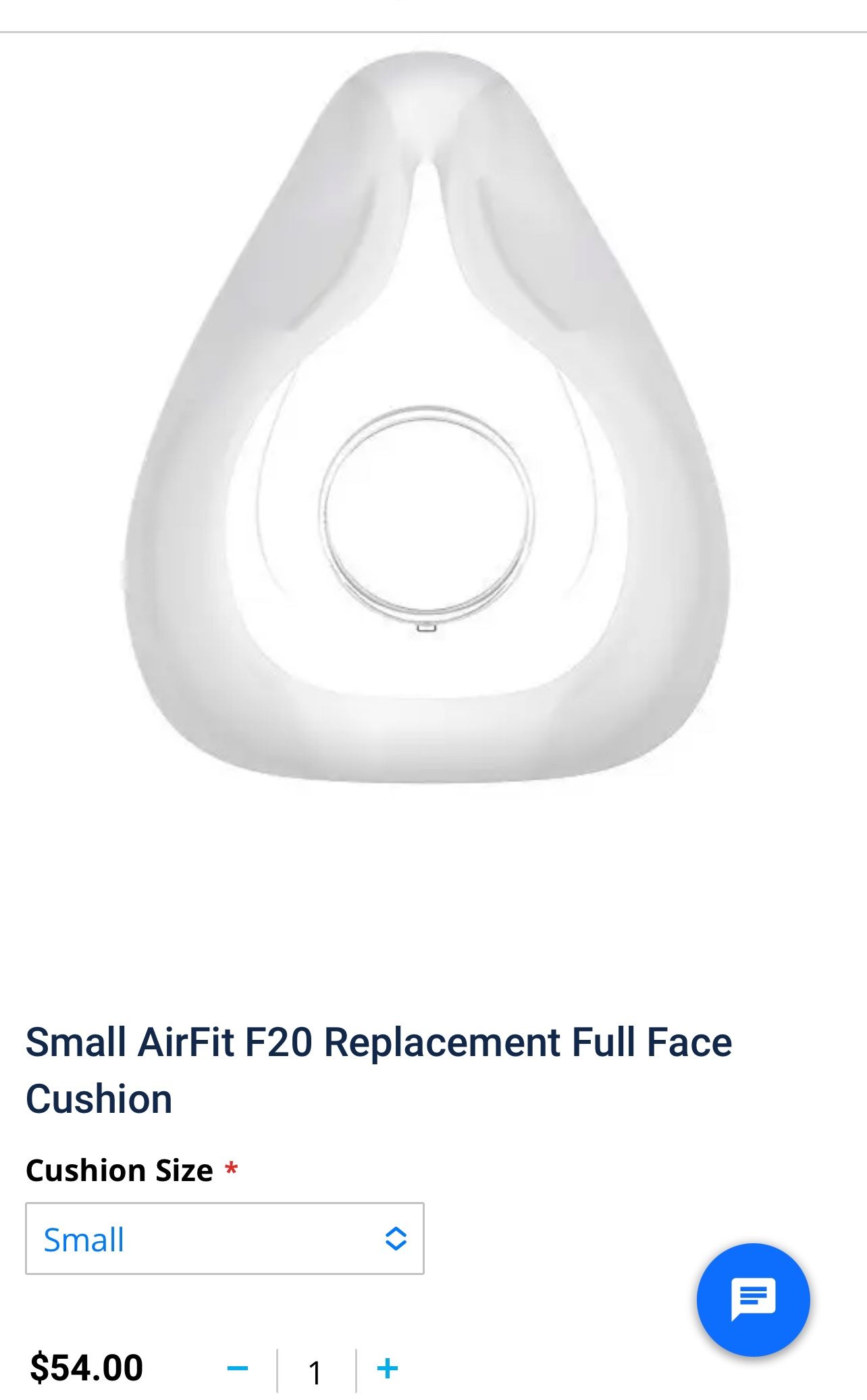 Air Fit F20 Cushion Size Small