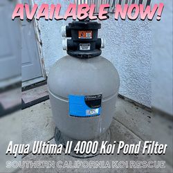 Aqua Ultima II 4000 Koi Pond Filter 