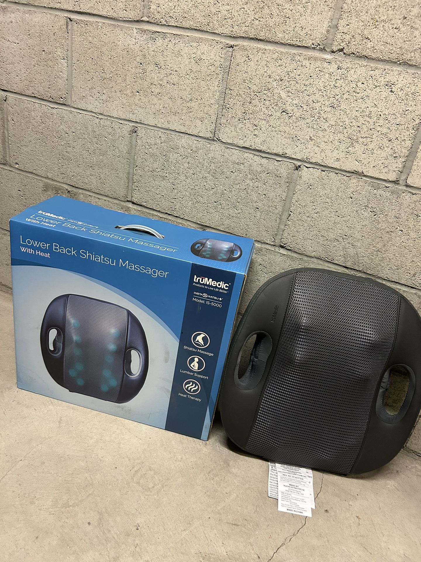 Lower back Shiatsu massager