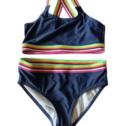 Kanu Surf Girls' Tanya UPF 50+ Beach Sport Athletic Bikini Swimsuit