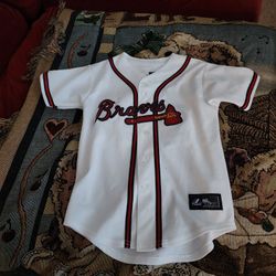 Braves jersey medium youth size