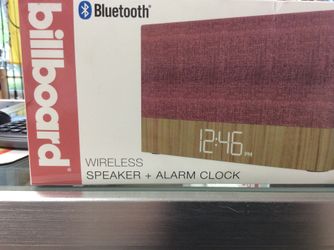 Wireless Speaker +Alarm Clock Billboard edition